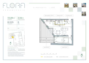 2 pokoje, apartament 48,28 m², piętro 2, oferta nr 36, Flora Śródmieście, Łódź, Śródmieście, ul. płk. Jana Kilińskiego 111
