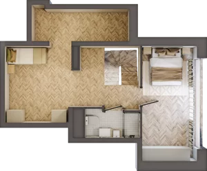 2 pokoje, apartament 59,95 m², piętro 2, oferta nr 20, Marina Residence Puck, Puck, ul. Aleja Lipowa 4
