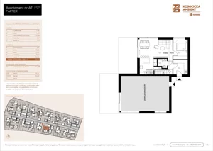 5 pokoi, mieszkanie 101,03 m², parter, oferta nr A7, Kosocicka Ambient, Kraków, Podgórze Duchackie, Piaski Wielkie, ul. Kosocicka