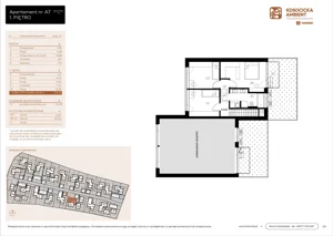 5 pokoi, mieszkanie 101,03 m², parter, oferta nr A7, Kosocicka Ambient, Kraków, Podgórze Duchackie, Piaski Wielkie, ul. Kosocicka