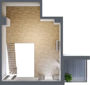 1 pokój, mieszkanie 70,90 m², parter, oferta nr B’.6, Osiedle Maureska, Toruń, Wrzosy, JAR, ul. Konrada Grasera 2 / Strobanda 6
