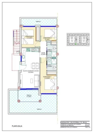3 pokoje, mieszkanie 70,71 m², parter, oferta nr 11, Calpe, Torrevieja, c. Calpe