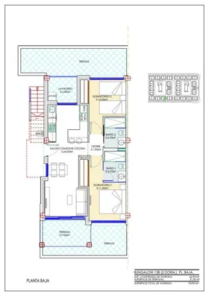 2 pokoje, mieszkanie 62,90 m², parter, oferta nr 13, Calpe, Torrevieja, c. Calpe