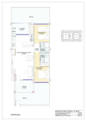 2 pokoje, mieszkanie 62,90 m², parter, oferta nr 29, Calpe, Torrevieja, c. Calpe
