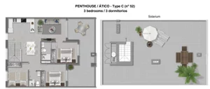 4 pokoje, mieszkanie 65,56 m², piętro 1, oferta nr 4, Rda. Jose Samper Garcia, Torrevieja, Rda. Jose Samper Garcia