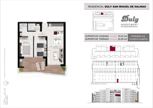 2 pokoje, mieszkanie 70,20 m², piętro 4, oferta nr D.414, San Miguel De Salinas, San Miguel de Salinas, c. Schubert / Verdi