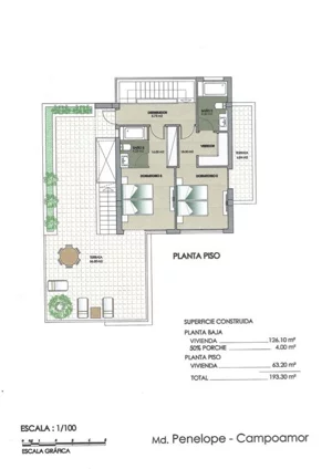Dom 193,30 m², oferta nr PENELOPE, Juan Marsa, Dehesa de Campoamor, c. Juan Marse