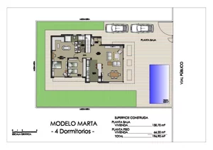 Dom 196,90 m², oferta nr MARTA, Juan Marsa, Dehesa de Campoamor, c. Juan Marse
