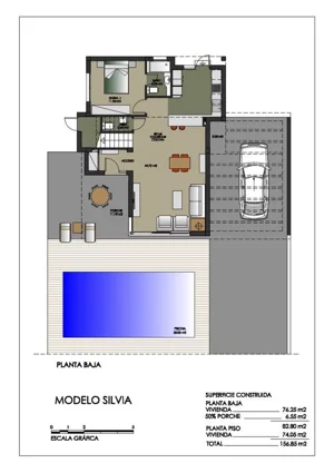 Dom 156,85 m², oferta nr SILVIA, Juan Marsa, Dehesa de Campoamor, c. Juan Marse