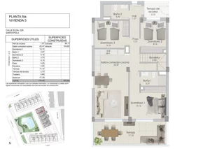 5 pokoi, mieszkanie 174,43 m², parter, oferta nr 2/5/5., Santa Pola, Santa Pola, c. Toledo