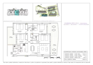 5 pokoi, apartament 120,91 m², parter, oferta nr V2-3, Pablo Picasso, Orihuela Costa, c. Orihuela Costa
