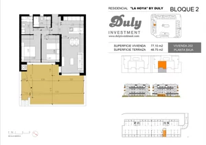 3 pokoje, apartament 77,10 m², parter, oferta nr 202, LA HOYA BY DULY, Torrevieja, c. Lagos de Covadonga