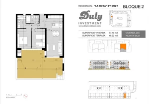 3 pokoje, apartament 77,10 m², parter, oferta nr 203, LA HOYA BY DULY, Torrevieja, c. Lagos de Covadonga