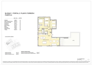 4 pokoje, mieszkanie 88,56 m², parter, oferta nr Block 1 P1-2B, Arroyo Enmedio, Estepona, Av. Bernardo de Galvez