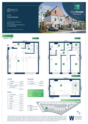 Dom 113,13 m², oferta nr 5, Vista Forest, Wrocław, Fabryczna, ul. Łomnicka