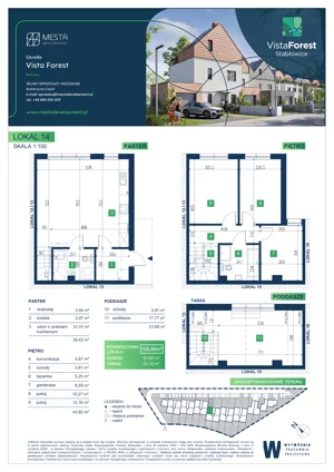 Dom 105,95 m², oferta nr 14, Vista Forest, Wrocław, Fabryczna, ul. Łomnicka