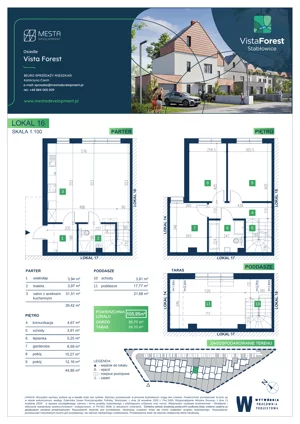 Dom 105,95 m², oferta nr 16, Vista Forest, Wrocław, Fabryczna, ul. Łomnicka