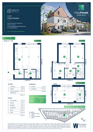 Dom 105,95 m², oferta nr 20, Vista Forest, Wrocław, Fabryczna, ul. Łomnicka