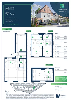 Dom 132,79 m², oferta nr 26, Vista Forest, Wrocław, Fabryczna, ul. Łomnicka