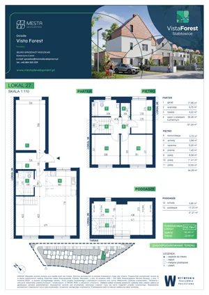 Dom 132,79 m², oferta nr 27, Vista Forest, Wrocław, Fabryczna, ul. Łomnicka