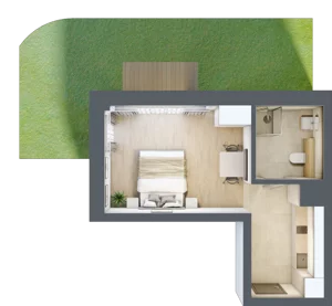 1 pokój, lokal inwestycyjny 28,12 m², parter, oferta nr B1.07, Aquamarina 3, Międzyzdroje, ul. Gryfa Pomorskiego 80 b