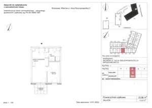 Obiekt 33,86 m², oferta nr 20, RZ21 lokale usługowe, Warszawa, Wilanów, ul. Aleja Rzeczypospolitej 21 