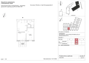 Obiekt 34,08 m², oferta nr 21, RZ21 lokale usługowe, Warszawa, Wilanów, ul. Aleja Rzeczypospolitej 21 