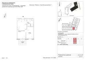 Obiekt 34,14 m², oferta nr 64, RZ21 lokale usługowe, Warszawa, Wilanów, ul. Aleja Rzeczypospolitej 21 