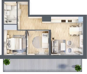 3 pokoje, apartament inwestycyjny 49,24 m², parter, oferta nr A.015, Perłowa Przystań Kołobrzeg Etap 2, Kołobrzeg, Osiedle Nr 7 Ogrody, Strefa Uzdrowiska, ul. Kołłątaja