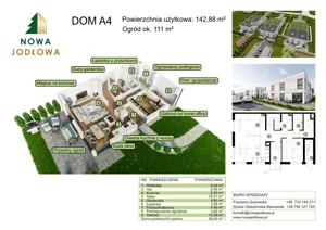 Dom 142,00 m², oferta nr A4, Nowa Jodłowa, Koczargi Stare, ul. Jodłowa