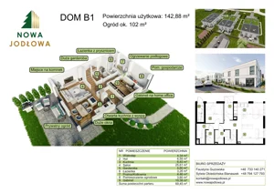 Dom 142,00 m², oferta nr B1, Nowa Jodłowa, Koczargi Stare, ul. Jodłowa