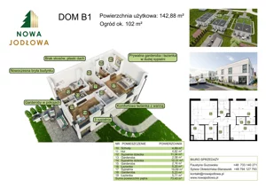 Dom 142,00 m², oferta nr B1, Nowa Jodłowa, Koczargi Stare, ul. Jodłowa