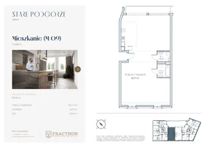 1 pokój, mieszkanie 100,44 m², piętro 2, oferta nr A.9, Stare Podgórze, Kraków, Podgórze, pl. Emila Serkowskiego/ul. Kalwaryjska