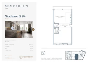 2 pokoje, mieszkanie 98,37 m², piętro 2, oferta nr A.29, Stare Podgórze, Kraków, Podgórze, pl. Emila Serkowskiego/ul. Kalwaryjska