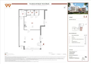 Lokal użytkowy 96,72 m², oferta nr L4, Warszawskie Wzgórze Lokale Usługowe, Kielce, Szydłówek, ul. Warszawska 141