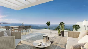 Penthouse dwupokojowy 91,00 m², Hiszpania, Casares Playa, Sprzedaż