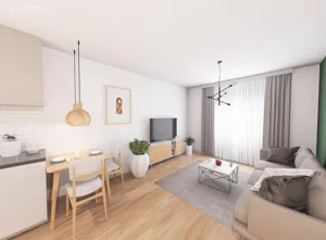 Mieszkanie dwupokojowe 45,69 m², Poznań, Starołęka-Minikowo-Marlewo, Starołęka, Wagrowska, Sprzedaż