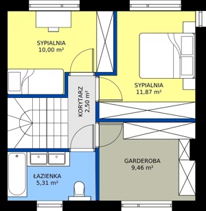 Dom 133,11 m², oferta nr B1, Juranda Village, Warszawa, Białołęka, Brzeziny, ul. Piasta Kołodzieja