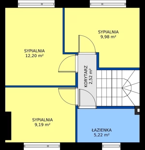 Dom 111,85 m², oferta nr M2, Juranda Village, Warszawa, Białołęka, Brzeziny, ul. Piasta Kołodzieja