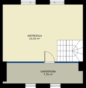 Dom 111,85 m², oferta nr M2, Juranda Village, Warszawa, Białołęka, Brzeziny, ul. Piasta Kołodzieja
