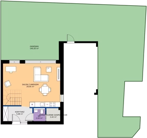 Dom 131,98 m², oferta nr A1, Juranda Village, Warszawa, Białołęka, Brzeziny, ul. Piasta Kołodzieja