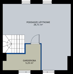 Dom 112,60 m², oferta nr P1, Juranda Village, Warszawa, Białołęka, Brzeziny, ul. Piasta Kołodzieja