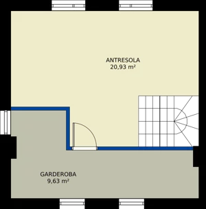 Dom 134,40 m², oferta nr B2, Juranda Village, Warszawa, Białołęka, Brzeziny, ul. Piasta Kołodzieja