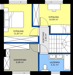 Dom 133,12 m², oferta nr A2, Juranda Village, Warszawa, Białołęka, Brzeziny, ul. Piasta Kołodzieja
