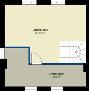 Dom 133,12 m², oferta nr A2, Juranda Village, Warszawa, Białołęka, Brzeziny, ul. Piasta Kołodzieja