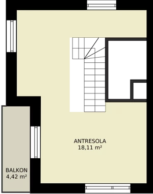 2 pokoje, mieszkanie 46,27 m², piętro 3, oferta nr M21, Madalińskiego, Gdańsk, Chełm, ul. Antoniego Madalińskiego