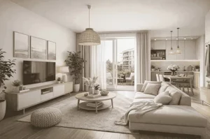 Mieszkanie trzypokojowe 66,40 m², Jabłonna, Sprzedaż