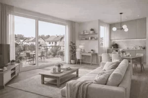 Mieszkanie trzypokojowe 59,41 m², Wołomin, Sprzedaż