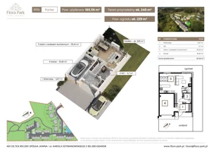 Dom 165,56 m², oferta nr B10b, Flora Park, Gdynia, Wielki Kack, Kacze Buki, ul. Starochwaszczyńska