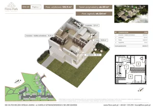 Dom 120,11 m², oferta nr B11bM1, Flora Park, Gdynia, Wielki Kack, Kacze Buki, ul. Starochwaszczyńska